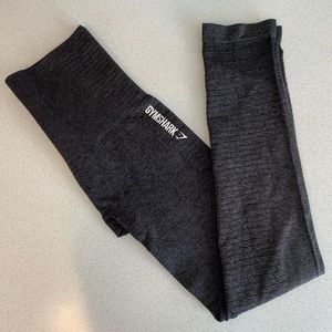 Gymshark Seamless Energy High Waist Leggings, Charcoal/Dark Grey Marl